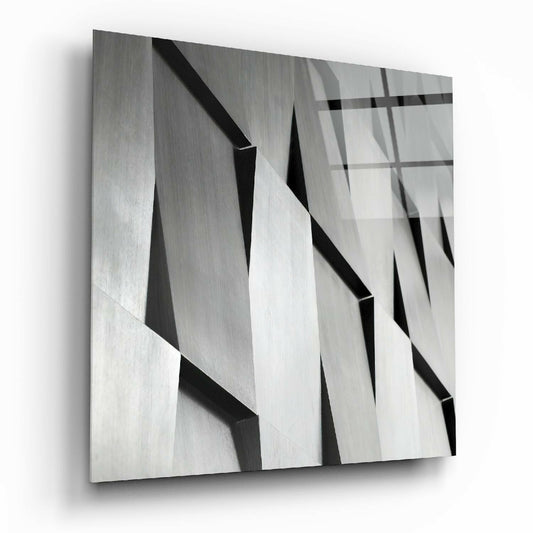 Modern Abstraction Glass Wall Art.