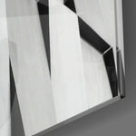 Modern Abstraction Glass Wall Art.