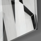 Modern Abstraction Glass Wall Art | Insigne Art Design