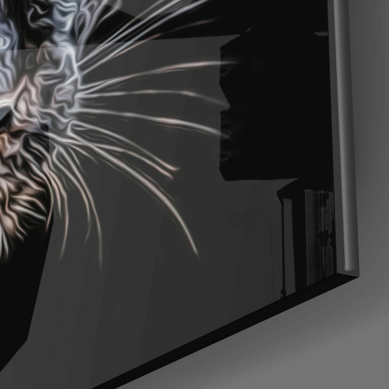 Panther Glass Wall Art.