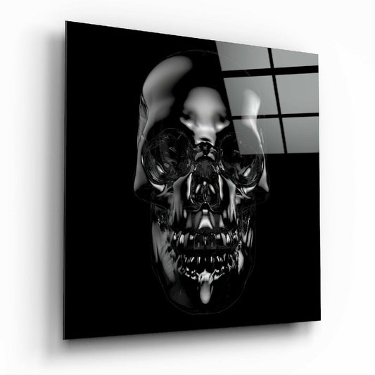 Skull Glass Wall Art.