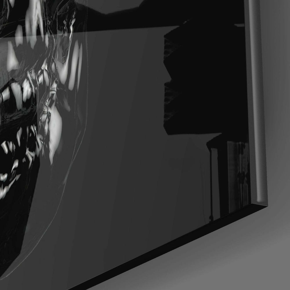 Skull Glass Wall Art.