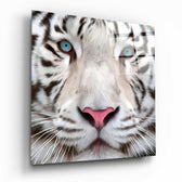 White Tiger Glass Wall Art.