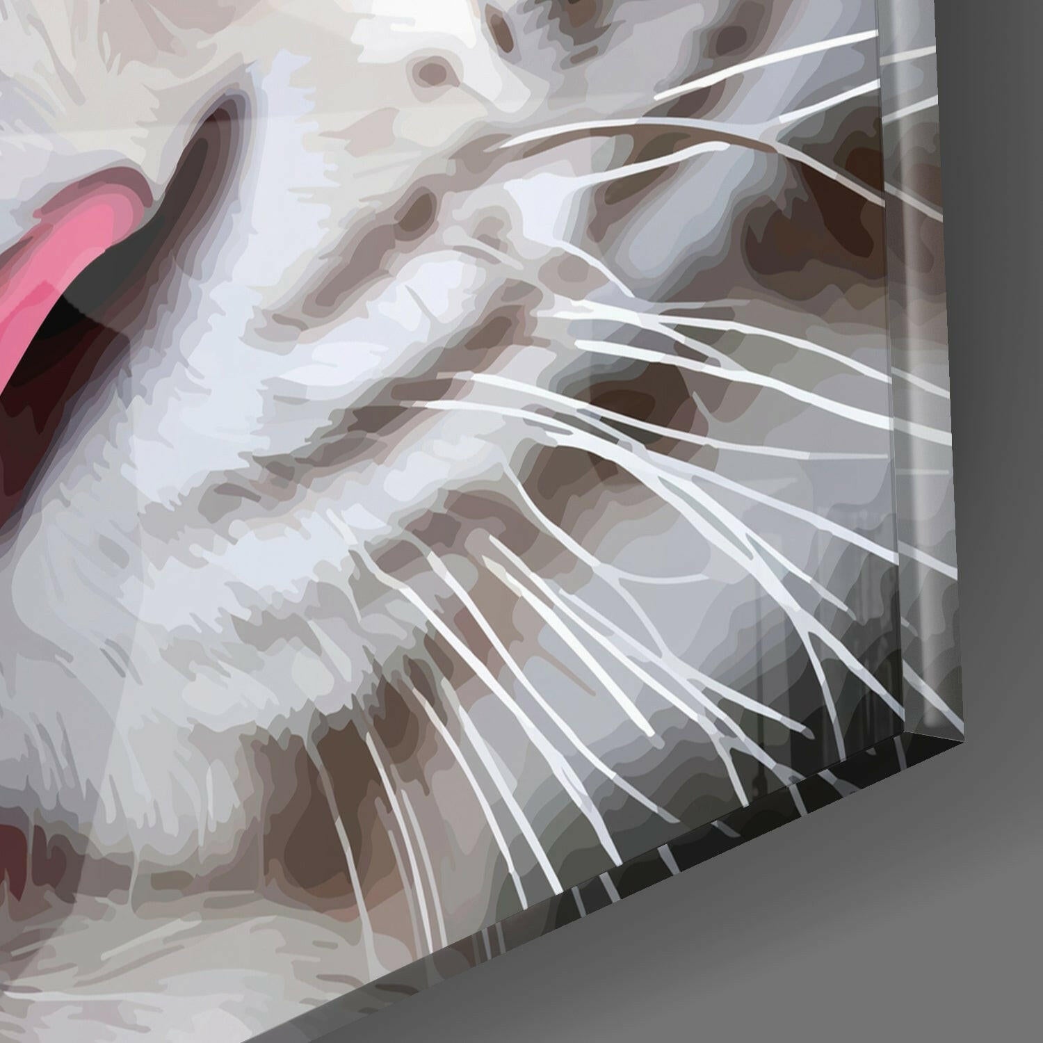 White Tiger Glass Wall Art.