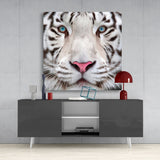 White Tiger Glass Wall Art | Insigne Art Design