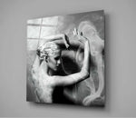 Smoke Dancing Glass Wall Art.
