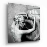 Smoke Dancing Glass Wall Art.