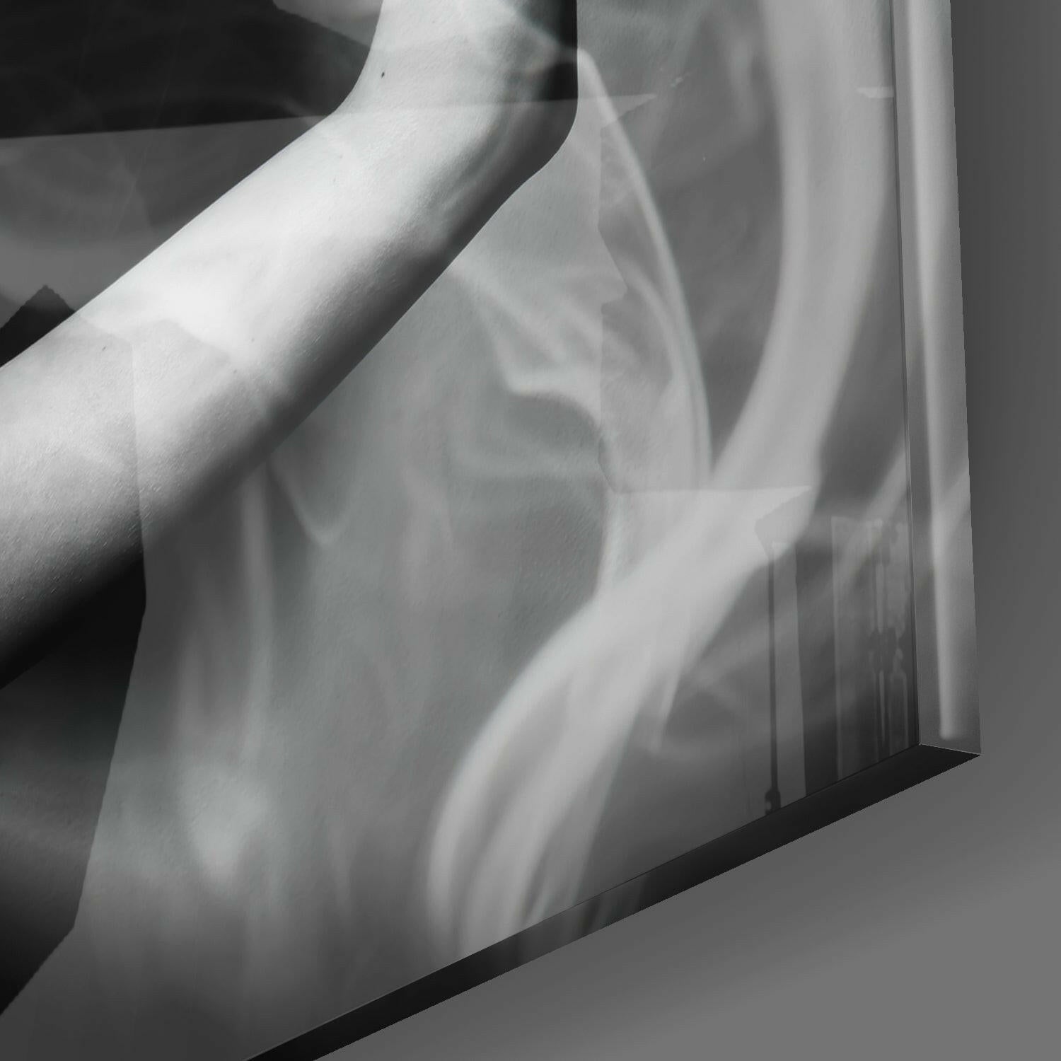 Smoke Dancing Glass Wall Art.