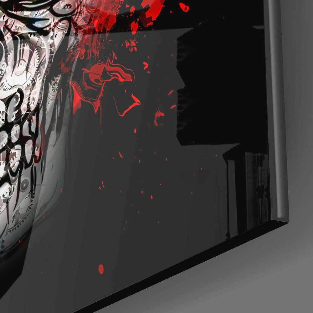 Skull Glass Wall Art.