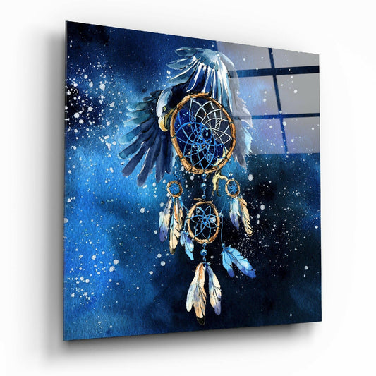 Dream Catcher Glass Wall Art.