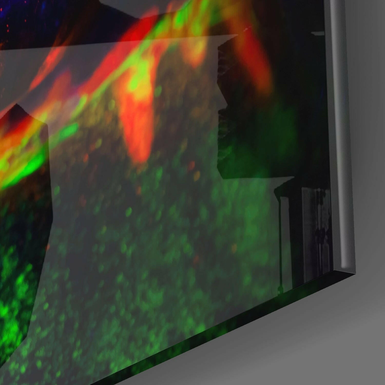 Neon Color Makeup Glass Wall Art.