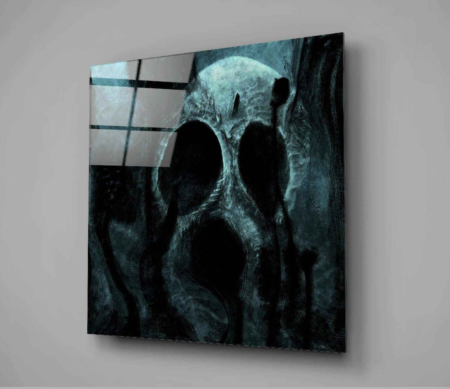 Horror Glass Wall Art.