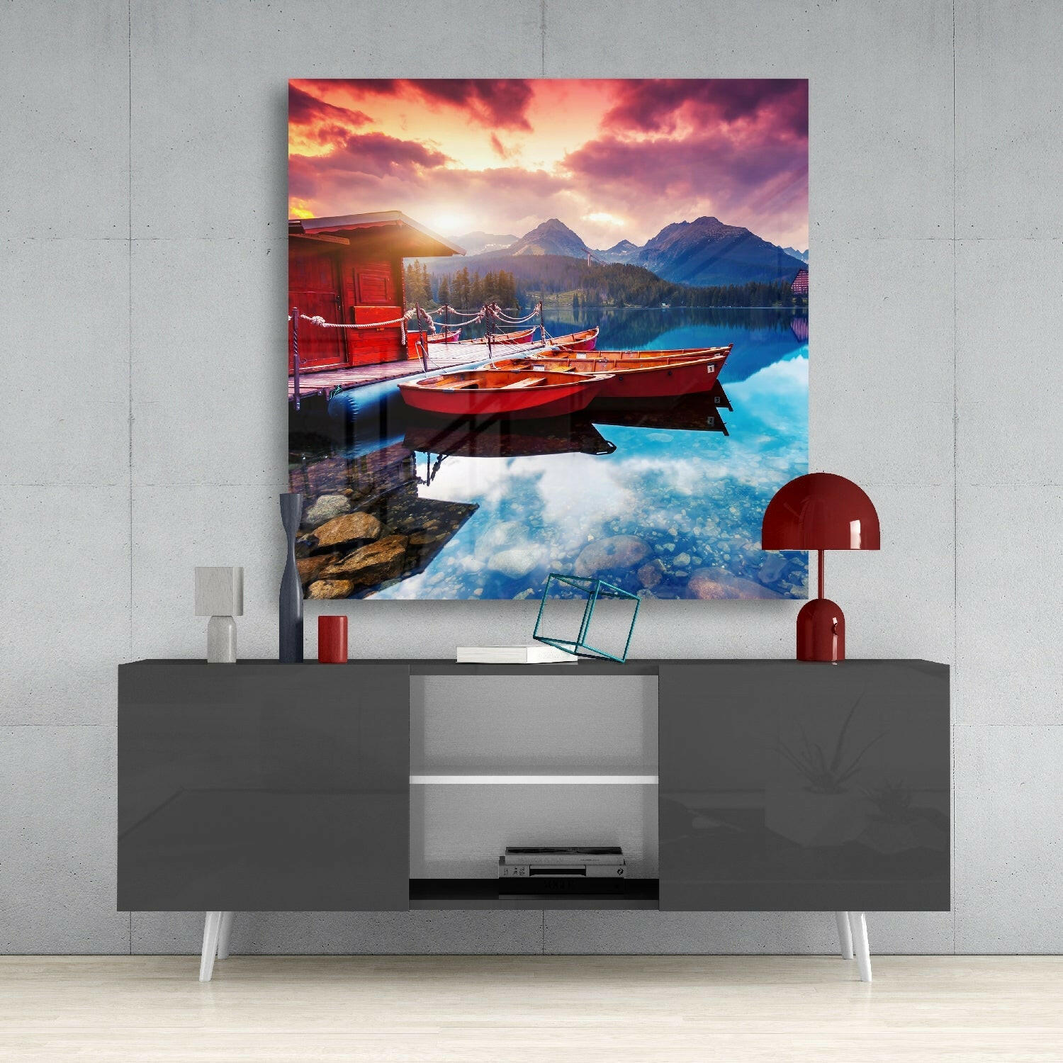 Landscape Glass Wall Art.