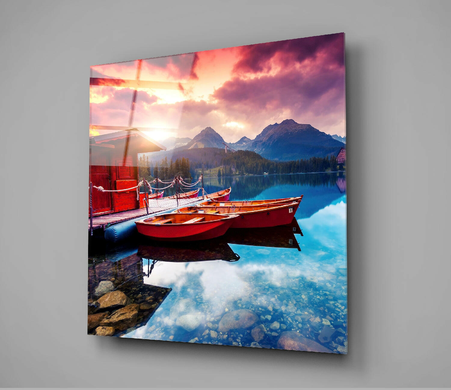 Landscape Glass Wall Art.