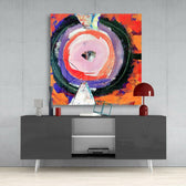 Mixed Glass Wall Art.