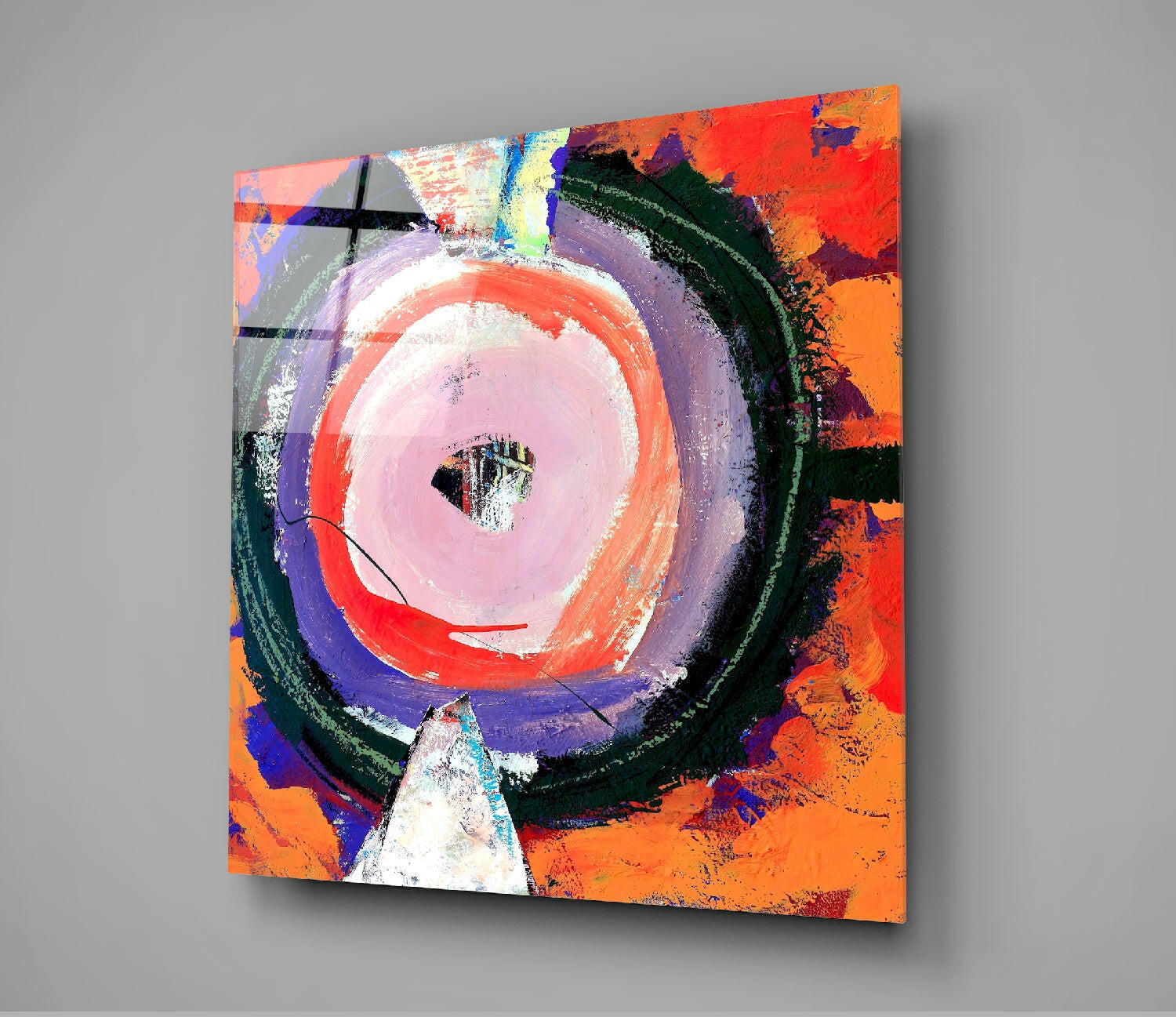 Mixed Glass Wall Art.