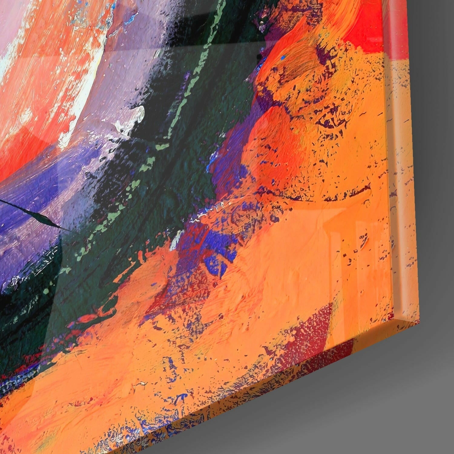 Mixed Glass Wall Art.