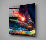Colors of Space Glass Wall Art | Insigne Art Design