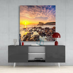 Sunrise Glass Wall Art.
