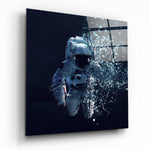 Astronaut Glass Wall Art.