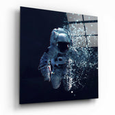Astronaut Glass Wall Art.
