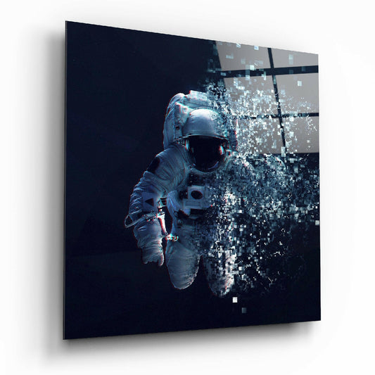 Astronaut Glass Wall Art.