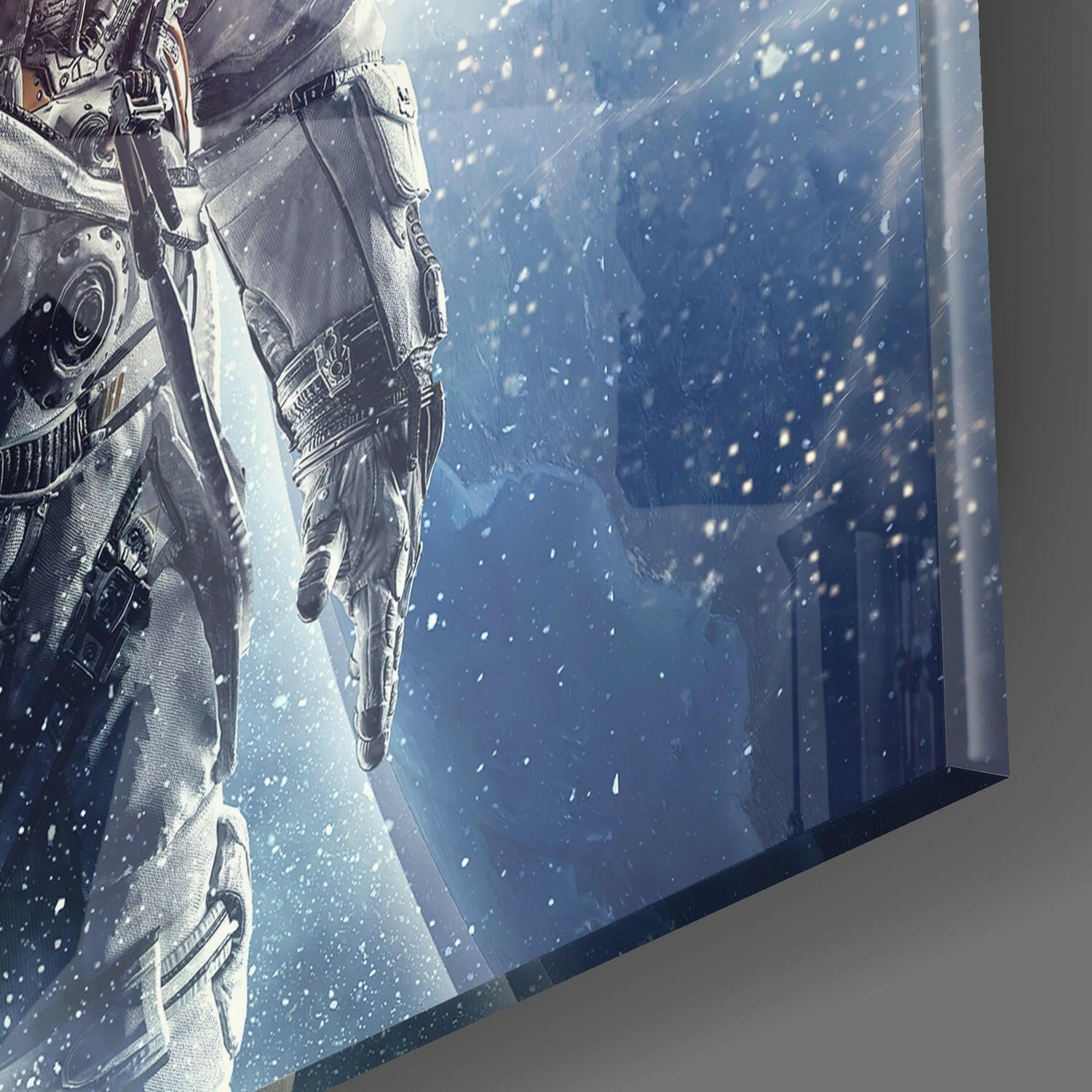 Astronaut Glass Wall Art.