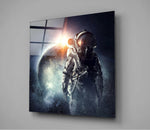 Astronaut Glass Wall Art.