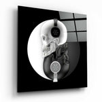 Black and White Glass Wall Art.