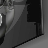 Black and White Glass Wall Art.