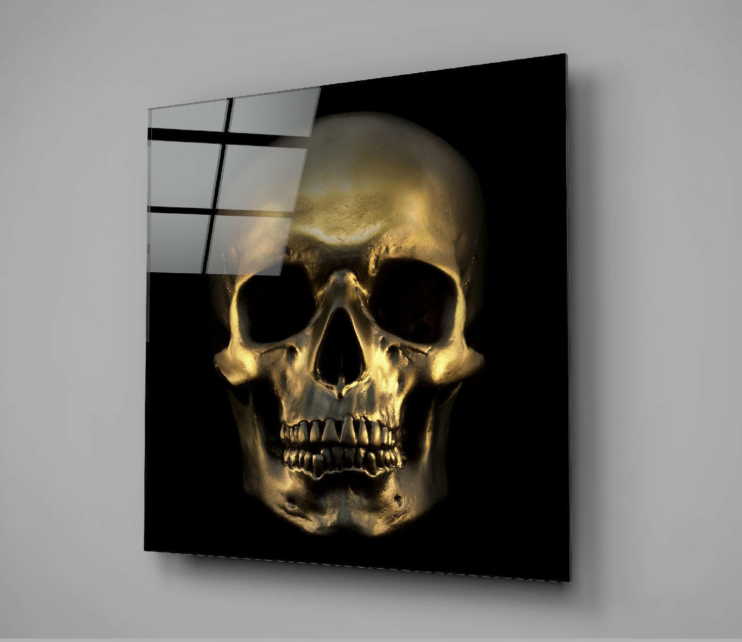 Skull Glass Wall Art.