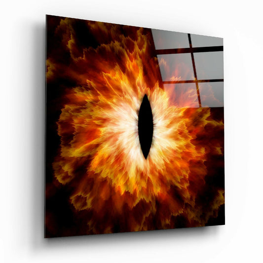 Fire Eye Glass Wall Art.