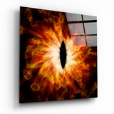 Fire Eye Glass Wall Art | Insigne Art Design