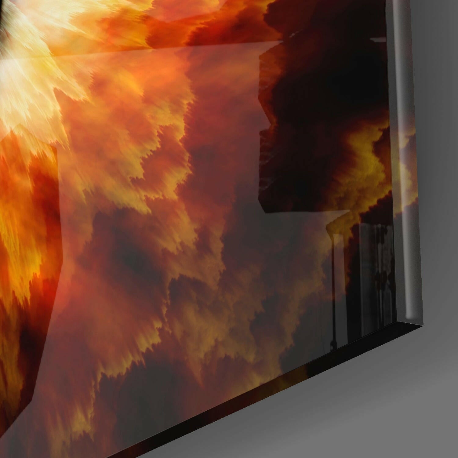 Fire Eye Glass Wall Art.