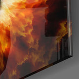 Fire Eye Glass Wall Art | Insigne Art Design