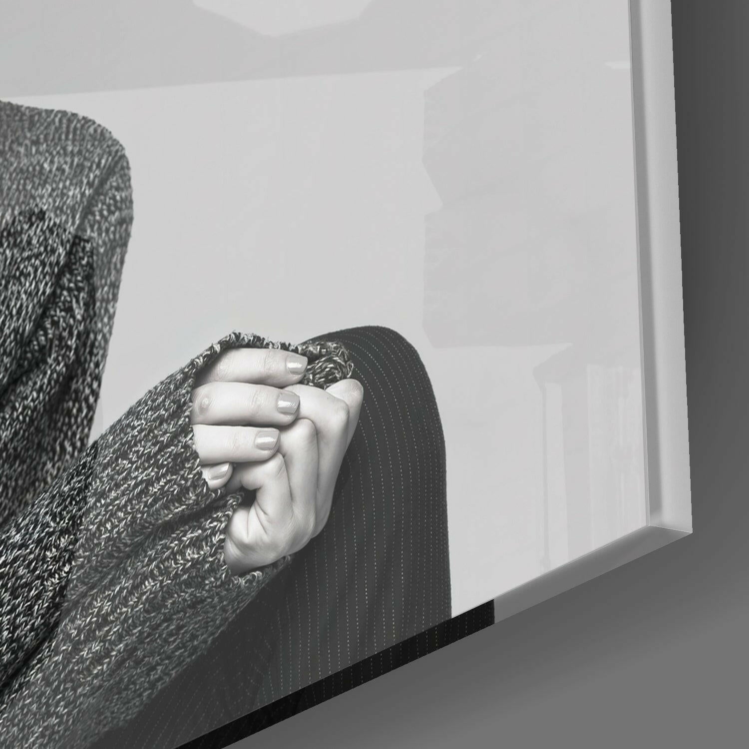 Lady Antelope Glass Wall Art.