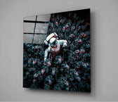 Android Cemetery Glass Wall Art.