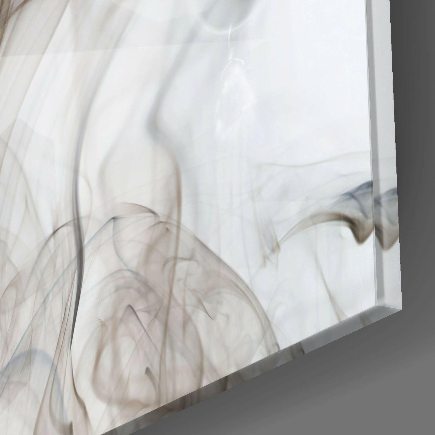 Smoke Face Glass Wall Art.