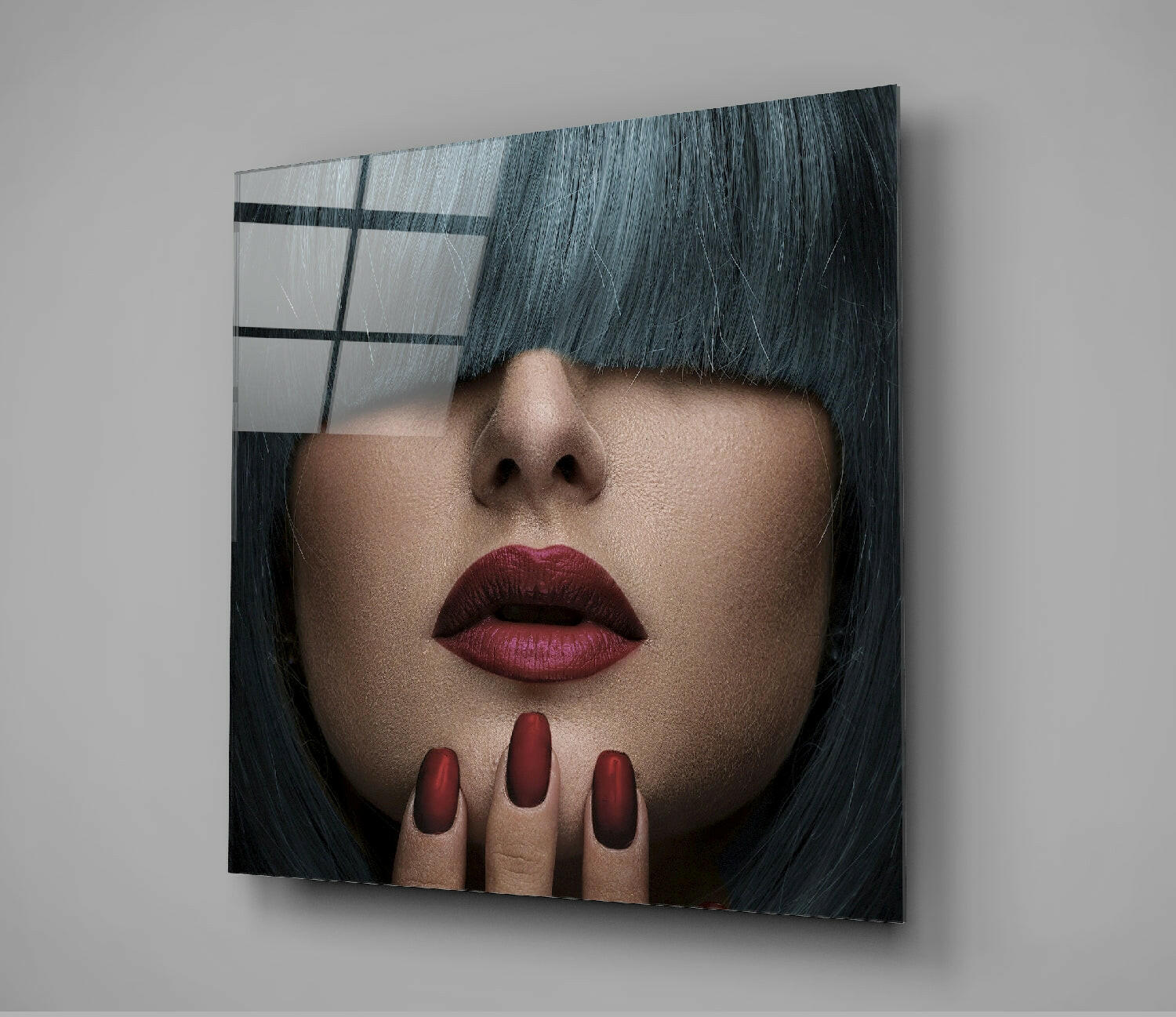 Bangs Glass Wall Art.