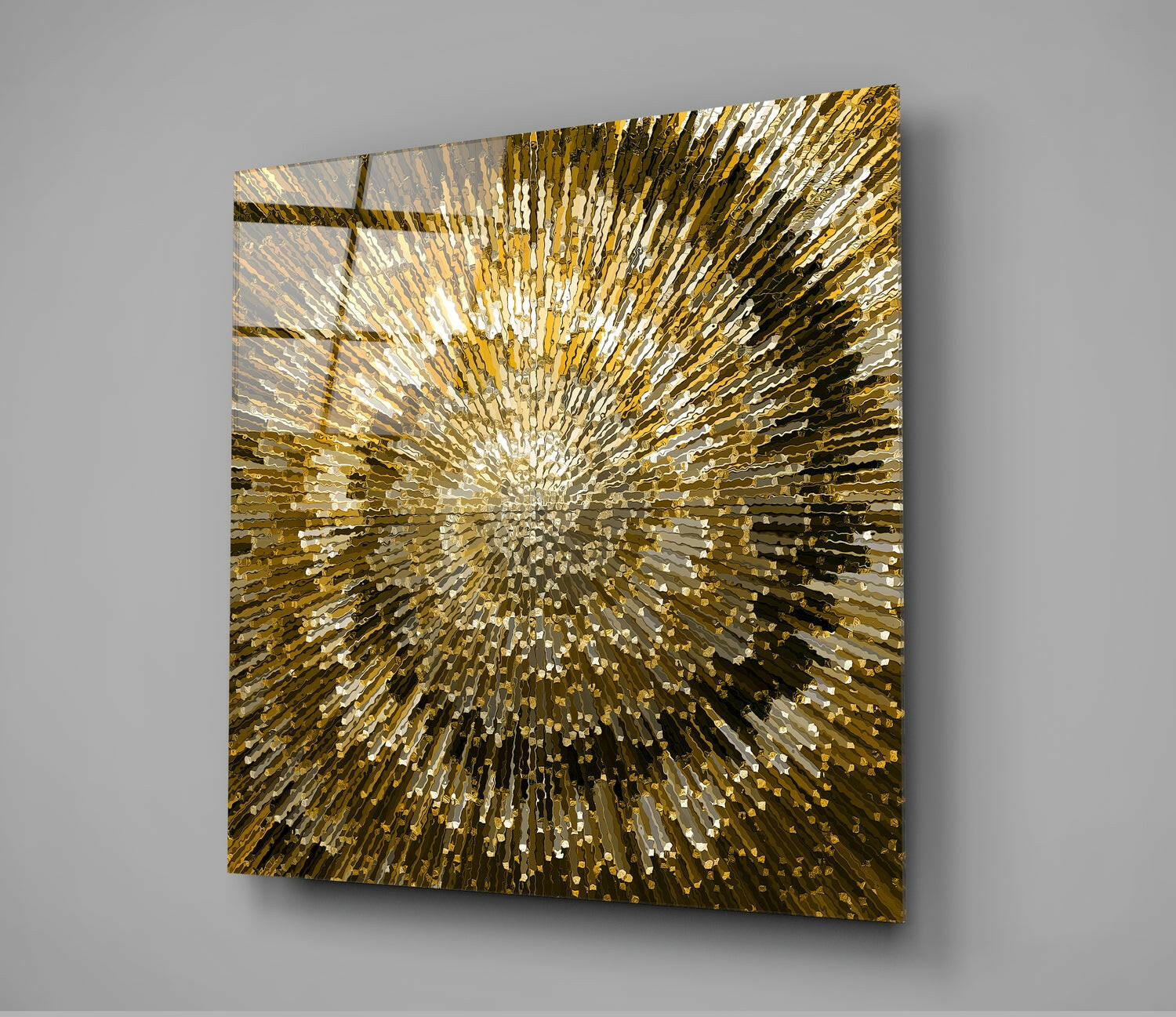 Cycle of Yellow Glass Wall Art | Insigne Art Design.