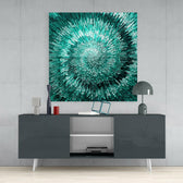Cycle of Green Glass Wall Art | Insigne Art Design.