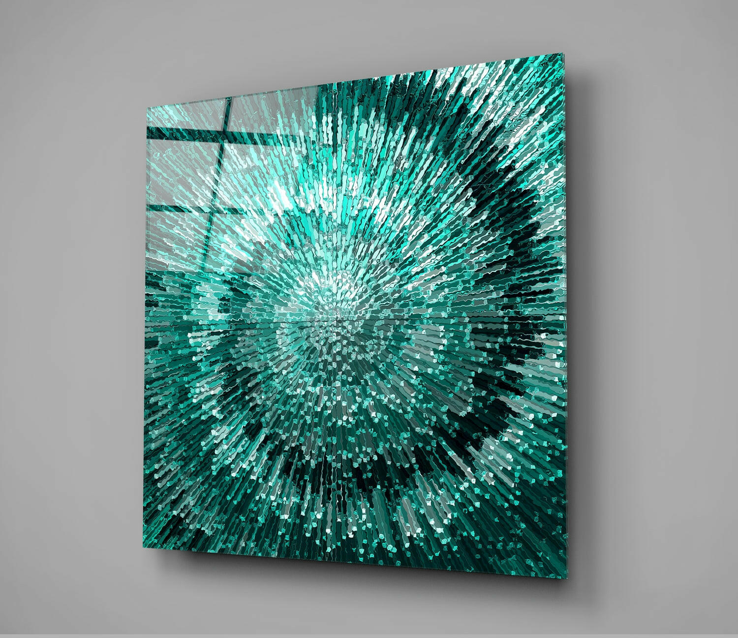 Cycle of Green Glass Wall Art | Insigne Art Design.