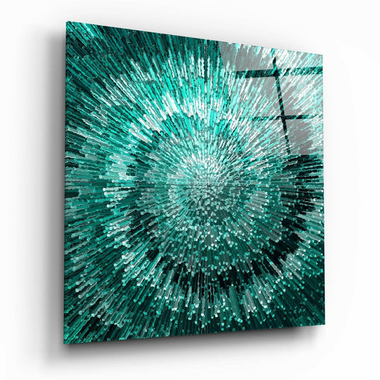 Cycle of Green Glass Wall Art | Insigne Art Design.
