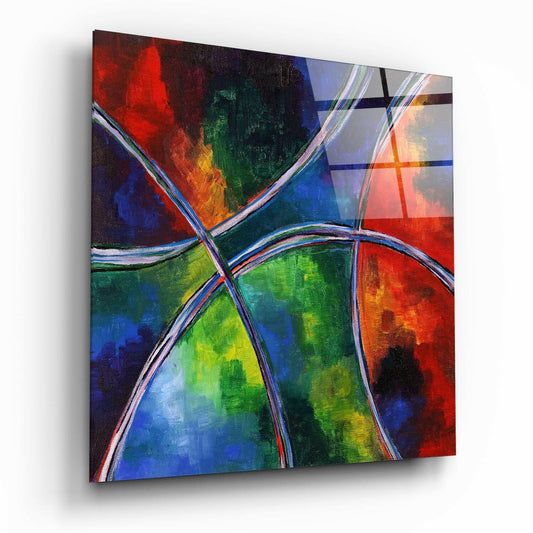 Curves Glass Wall Art | Insigne Art Design.