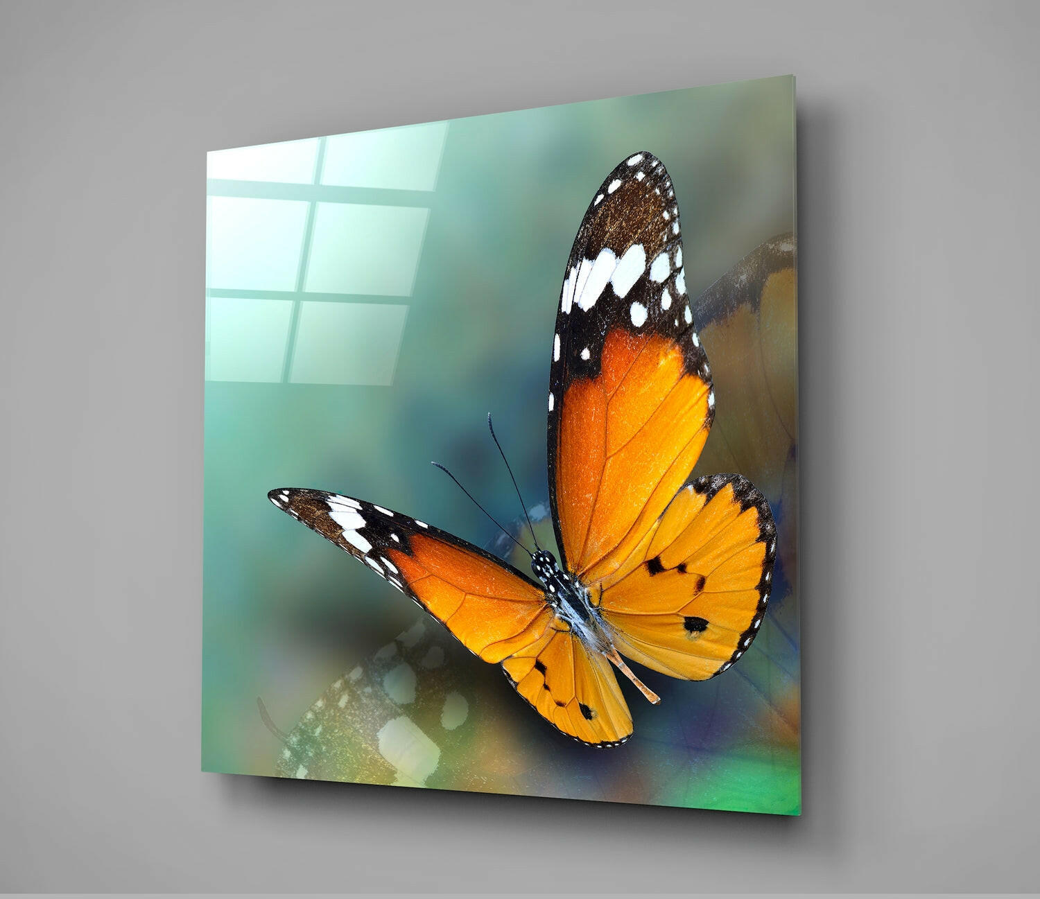 Butterfly Glass Wall Art | Insigne Art Design.