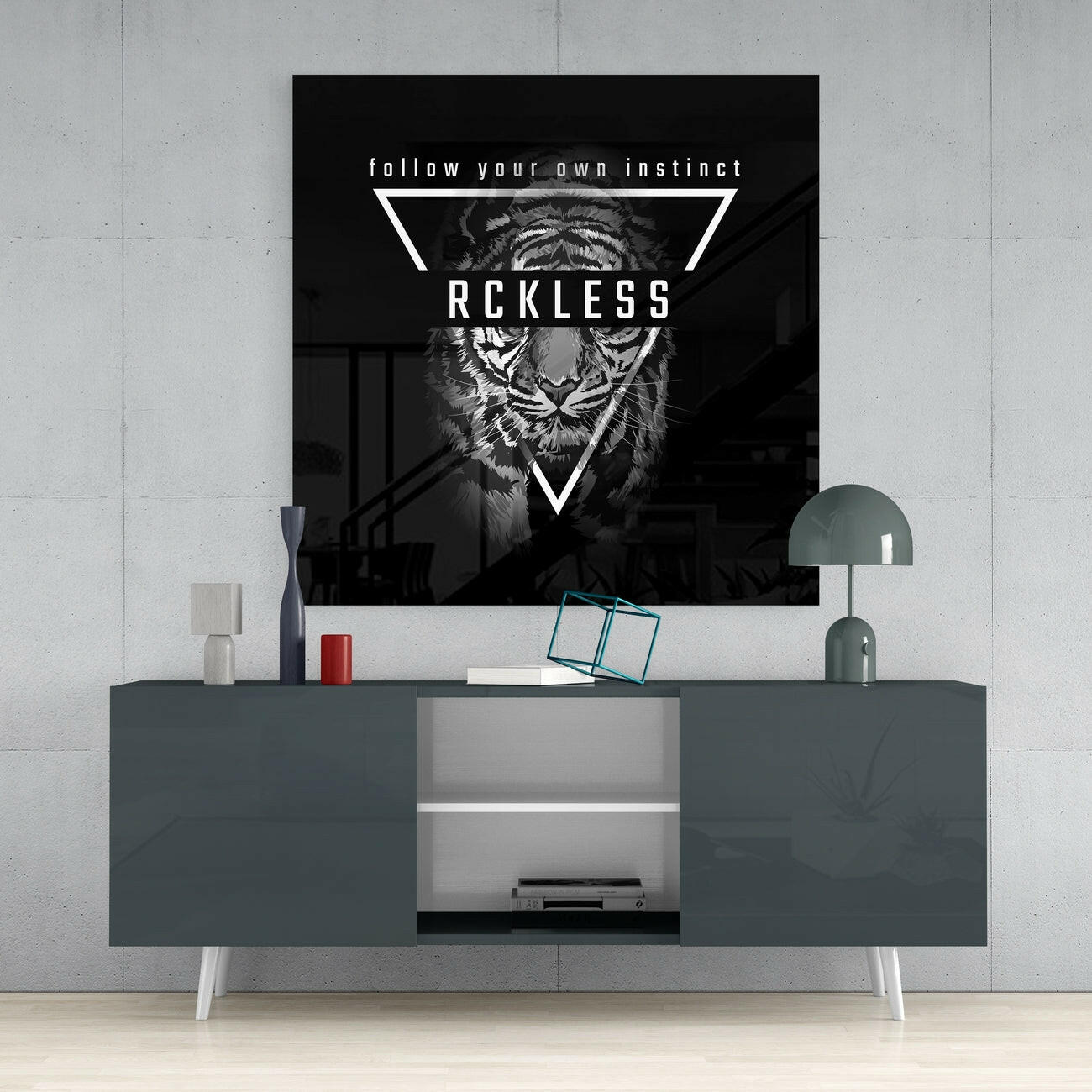 Watch The Instinct Glass Wall Art | Insigne Art Design.