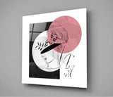 Flower Thoughts Glass Wall Art | Insigne Art Design