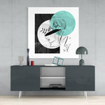 Flower Thoughts Glass Wall Art | Insigne Art Design.