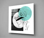 Flower Thoughts Glass Wall Art | Insigne Art Design.
