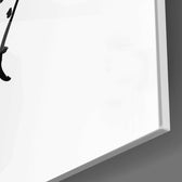 Flower Thoughts Glass Wall Art | Insigne Art Design.